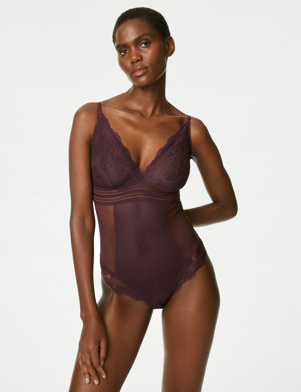 Dark purple bodysuit cheap