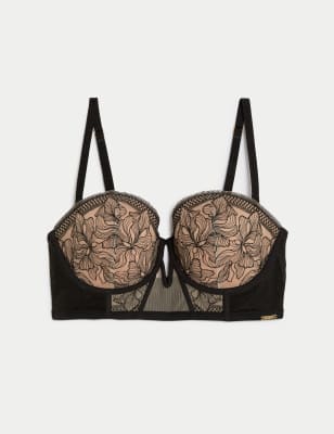 Osaka Embroidery Wired Multiway Bra A-E