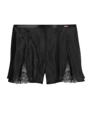 Silk French Knickers with French Rose Lace | Rosie for Autograph | M&S