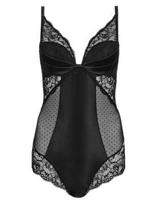 Beau Lace Panelled Mesh A-D Body with French Designed Silk Trims ONLINE
