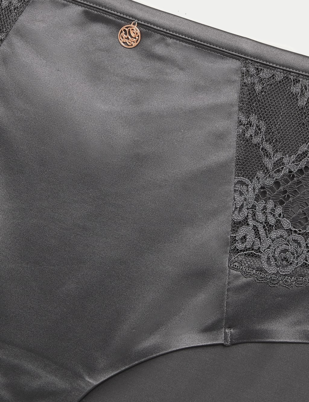 No VPL Lace Trim High Rise Shorts image 6