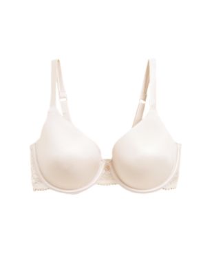 Rosie Womens Smoothing Wired Full Cup Bra B-E - 42A - Pale Opaline, Pale Opaline,Grey