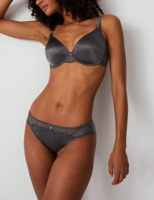 

Womens ROSIE Smoothing Underwired Full Cup Bra B-E - Grey, Grey