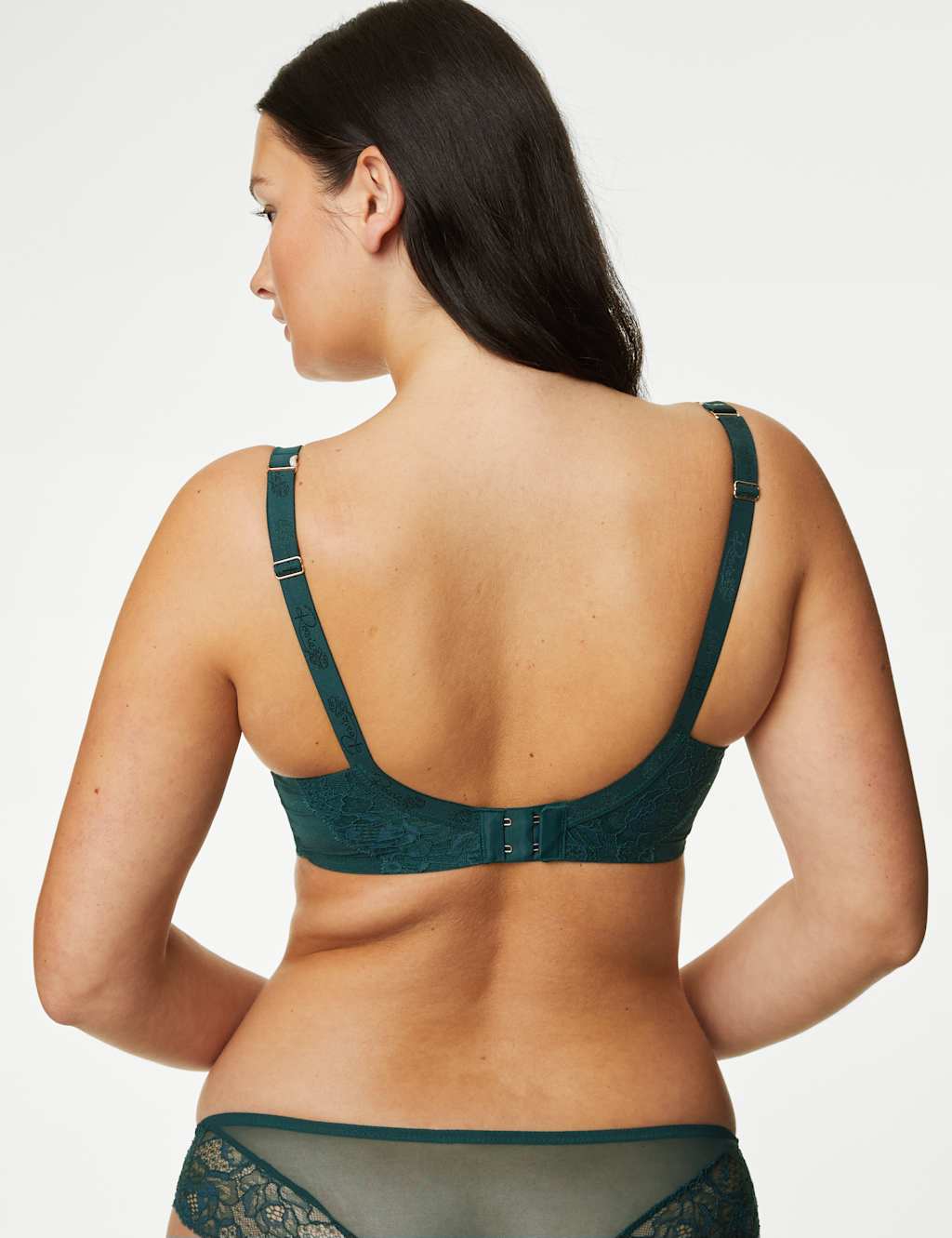 Cassia Silk & Lace Wired Balcony Bra F-H image 4
