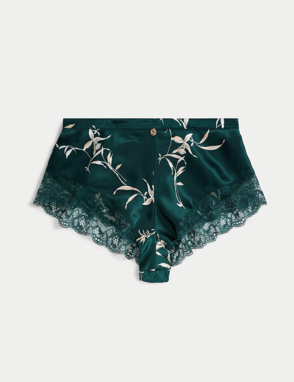 Cassia Silk & Lace French Knickers image 2