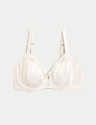 Silk & Lace Minimiser Bra C-G | ROSIE | M&S