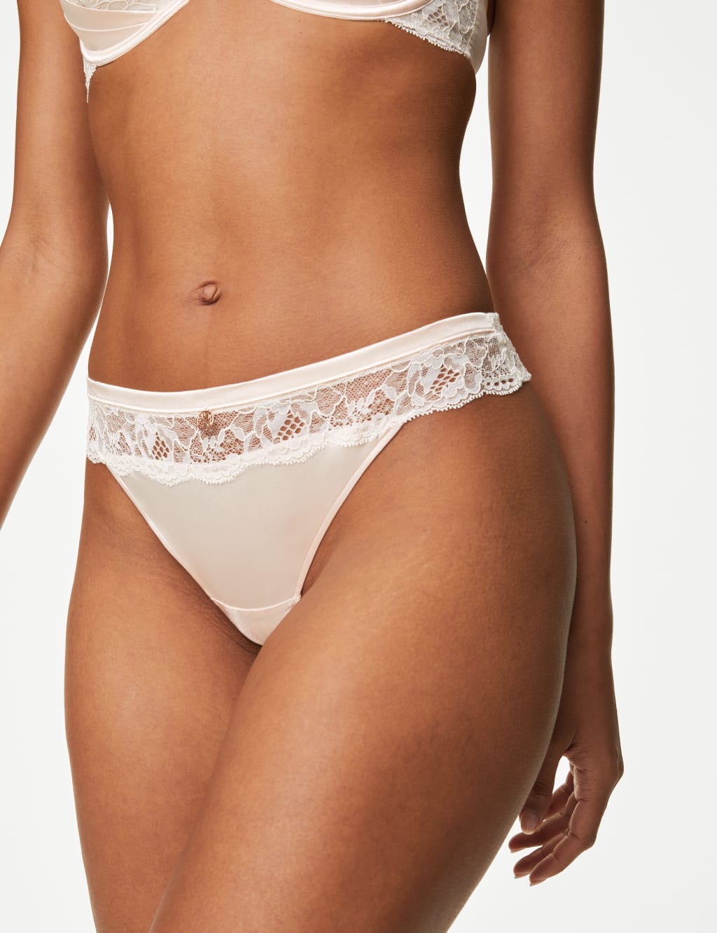 Silk & Lace Thong image 3