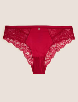 Silk & Lace Brazilian Knickers