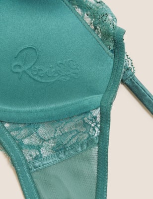 

Womens ROSIE Plunge-Bügel-BH mit Seide (A-E) - Antique Green, Antique Green