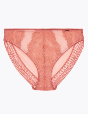 Mia Lace High Leg Knickers