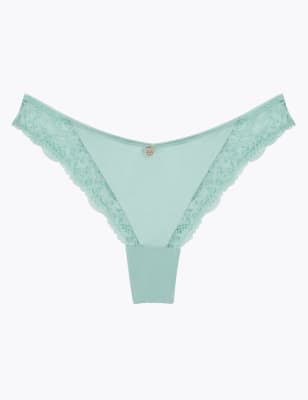 Culotte Miami en dentelle et soie