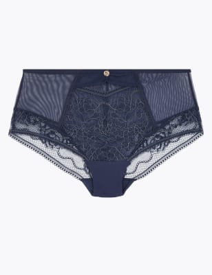 high rise lace shorts