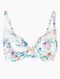 Silk & Lace Exotic Floral Full Cup Bra A-E