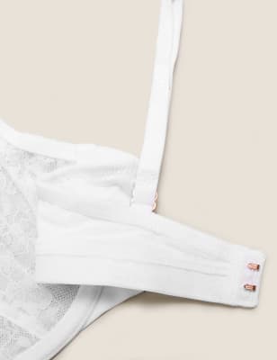 

Womens ROSIE Plunge-BH mit Bügel und Spitze (A-E) - White, White