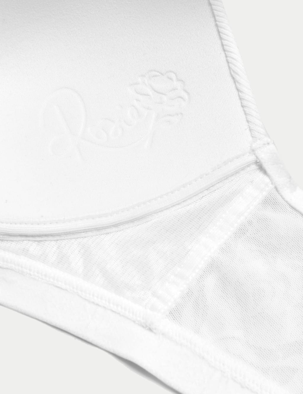 Ribbed Lounge Non-Wired Plunge Bra A-E image 6