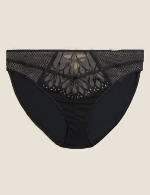 

Autograph Braguitas de corte alto con bordadoWomens - Black Mix, Black Mix