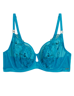 

Womens Autograph Balconette-BH mit Bügel und Stickerei „Allure“ (A-E) - Aqua, Aqua