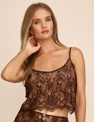 

ROSIE Camisola corta con encaje OpheliaWomens - Black, Black