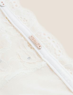 Womens ROSIE Aster Sparkle Suspender - Ivory