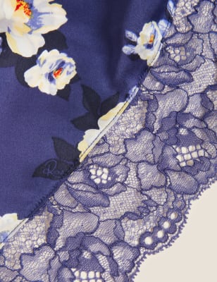 

ROSIE Midnight Rose - Camisola de seda y encajeWomens - Navy Mix, Navy Mix