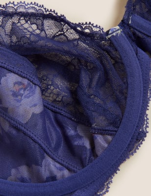 

ROSIE Midnight Rose - Sujetador de seda escotado con arosWomens - Navy Mix, Navy Mix