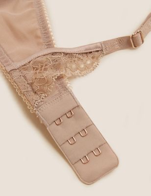 Savage X Fenty, Women's, Missy Floral Lace Unlined Bra, Honey Nude, 32A at   Women's Clothing store