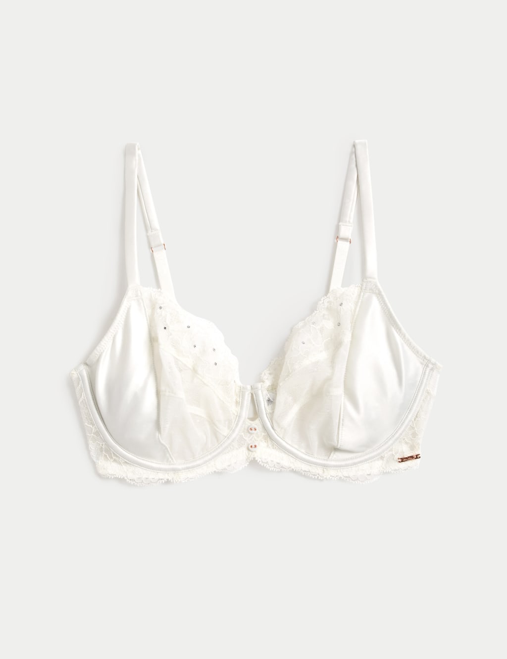 Aster Sparkle Lace Wired Balcony Bra A-E image 2