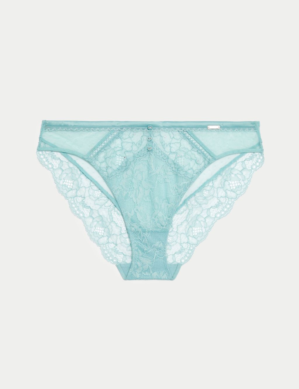 Aster Sparkle Lace High Leg Knickers image 2