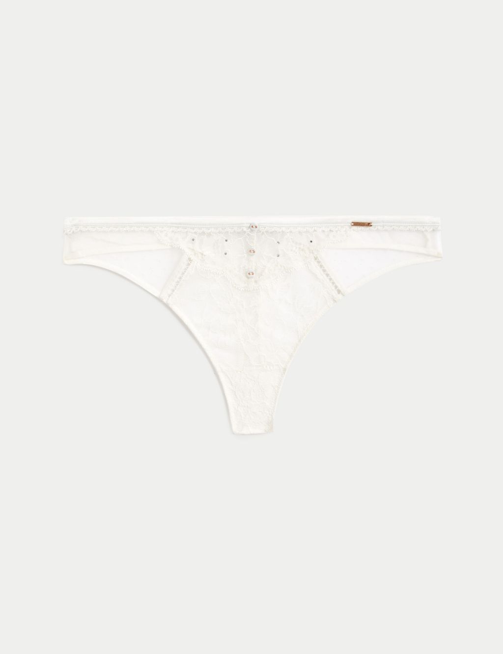 Aster Sparkle Lace Thong image 2