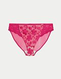 Cosmos Embroidery High Leg Knickers