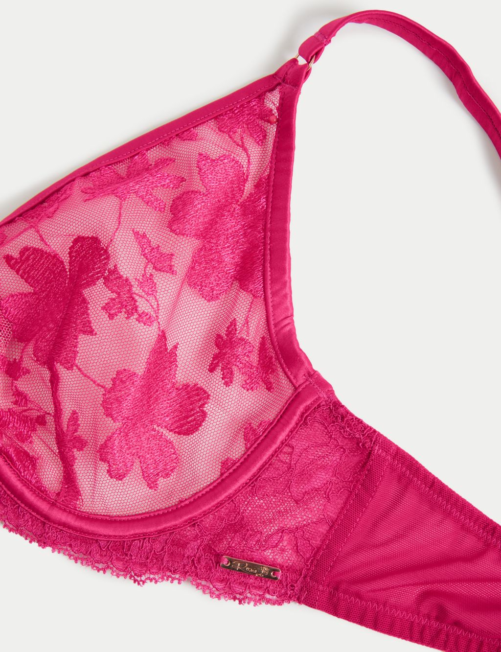 Cosmos Embroidery Wired Plunge Bra A-E image 6