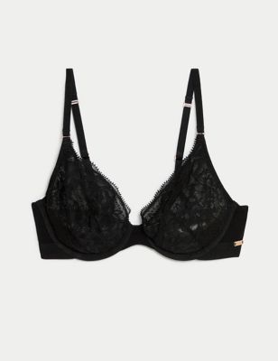 ASOS For Asos Inc Spider Web Embroidered Underwired Bra in Black