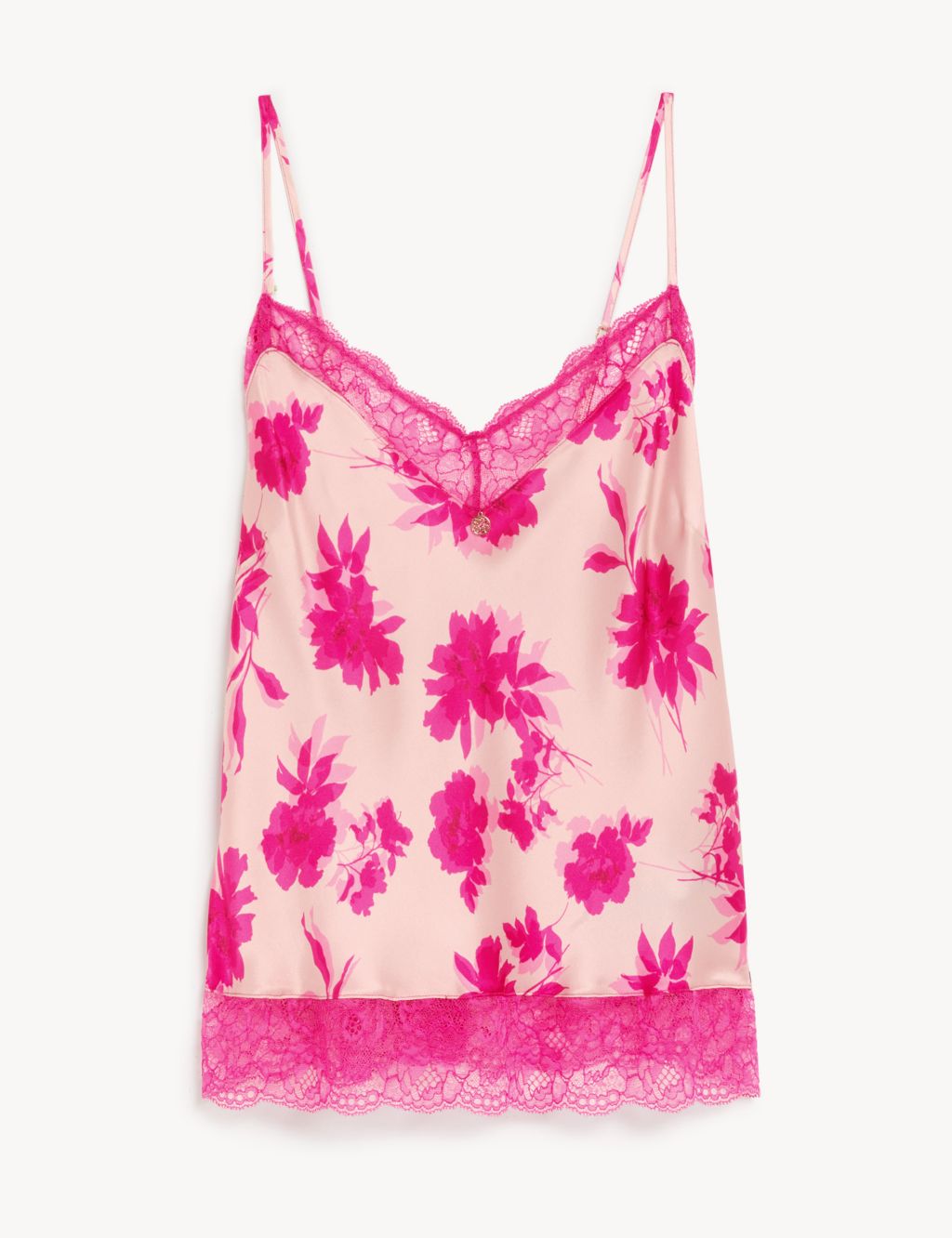 Laylani Silk & Lace Floral Cami image 2
