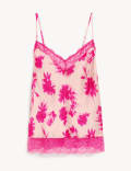 Laylani Silk & Lace Floral Cami