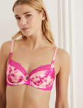 Laylani Silk Wired Balcony Bra A-E