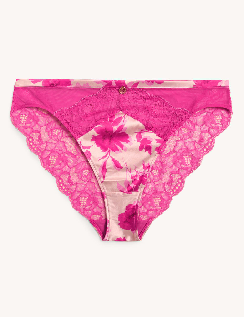 Laylani Silk & Lace High Leg Knickers image 2
