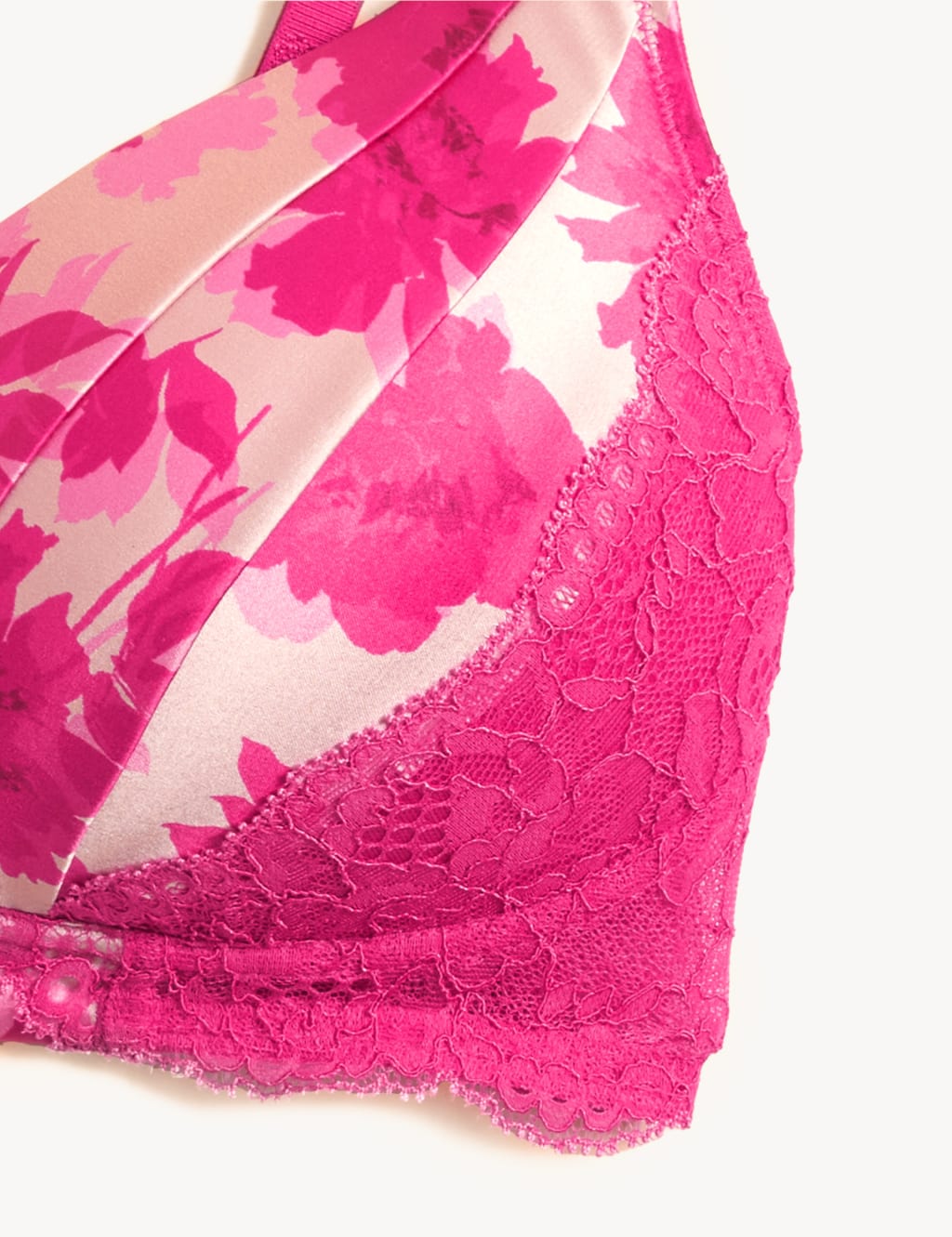 Laylani Non Wired Plunge Bra With Silk A-E image 6