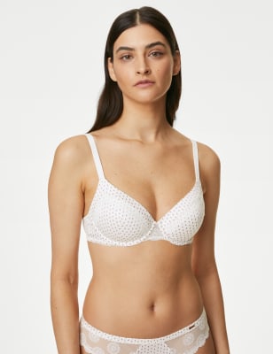 

Womens Rosie Ammi Wired Full Cup Bra With Cotton A-E - Ivory Mix, Ivory Mix