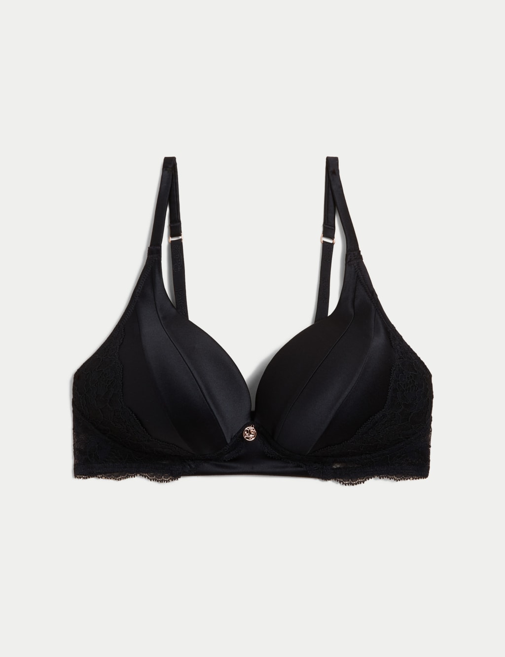 Silk & Lace Non Wired Bra A-E image 2