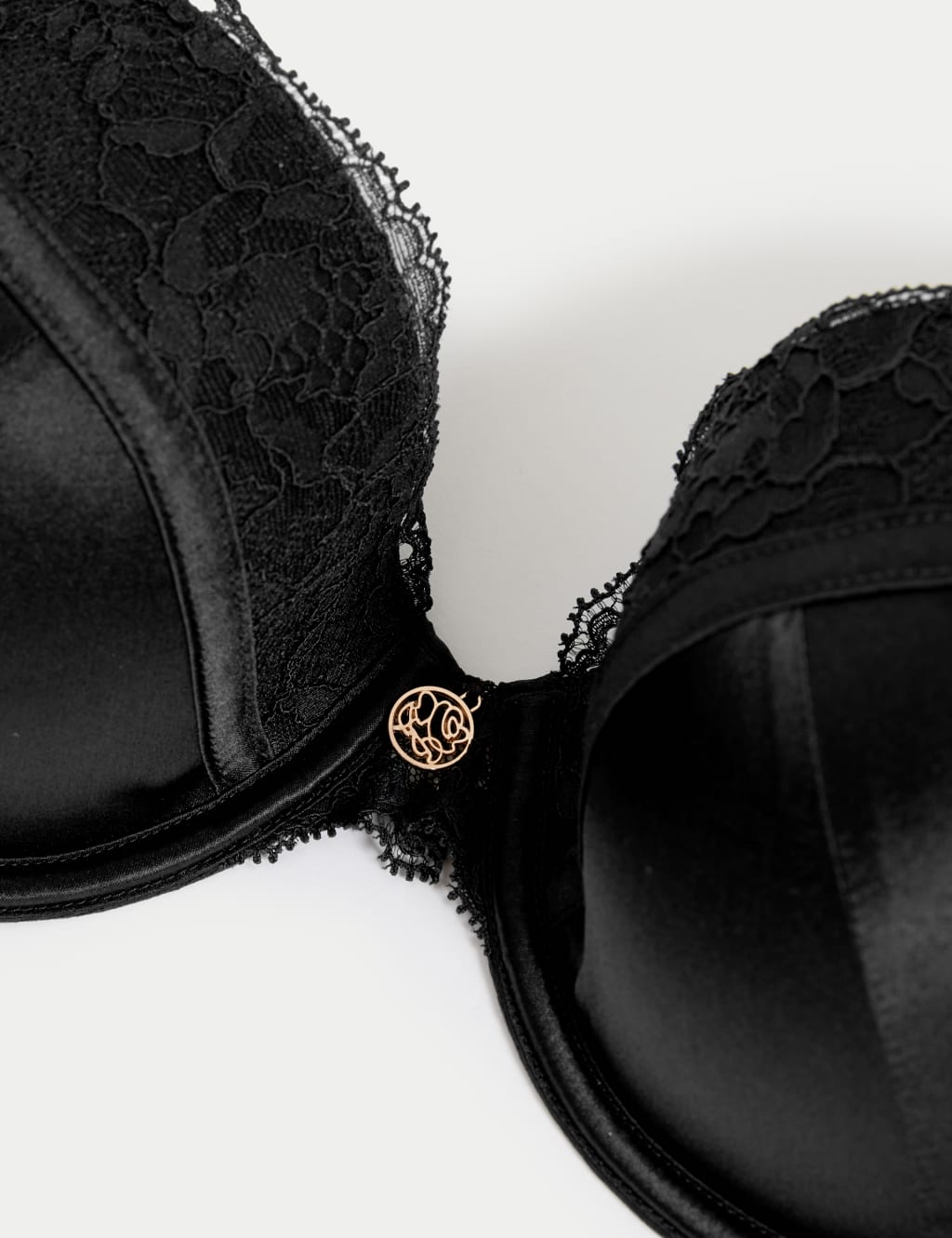 Silk & Lace Wired Plunge Bra A-E image 6