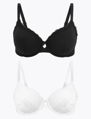 Lot de 2&nbsp;soutiens-gorge &agrave; broderies Harvest et bonnets embo&icirc;tants