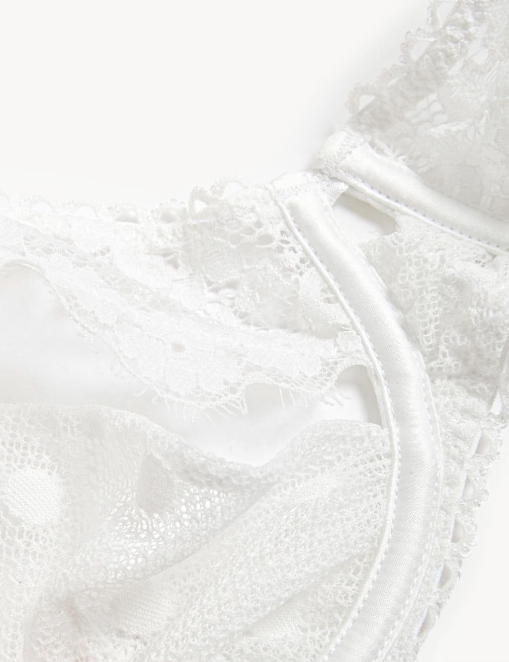 Linea Lace Cut Out Wired Balcony Bra A-E image 5