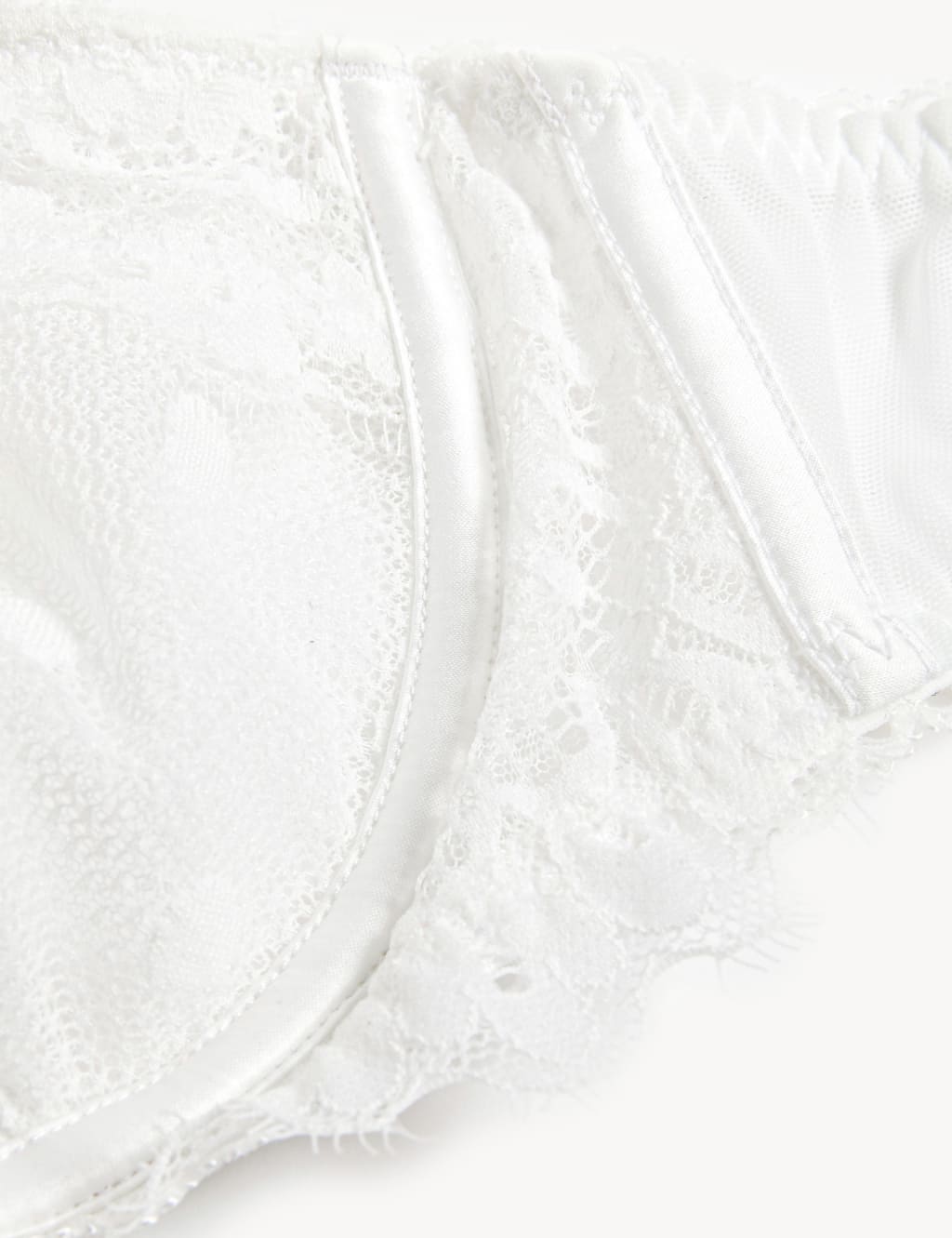 Linea Lace Cut Out Wired Balcony Bra A-E image 7