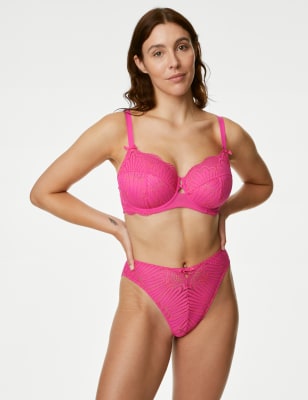 

Womens Boutique Vollschalen-BH mit Bügel und Spitze „Nova“ (F-H) - Rose Pink, Rose Pink
