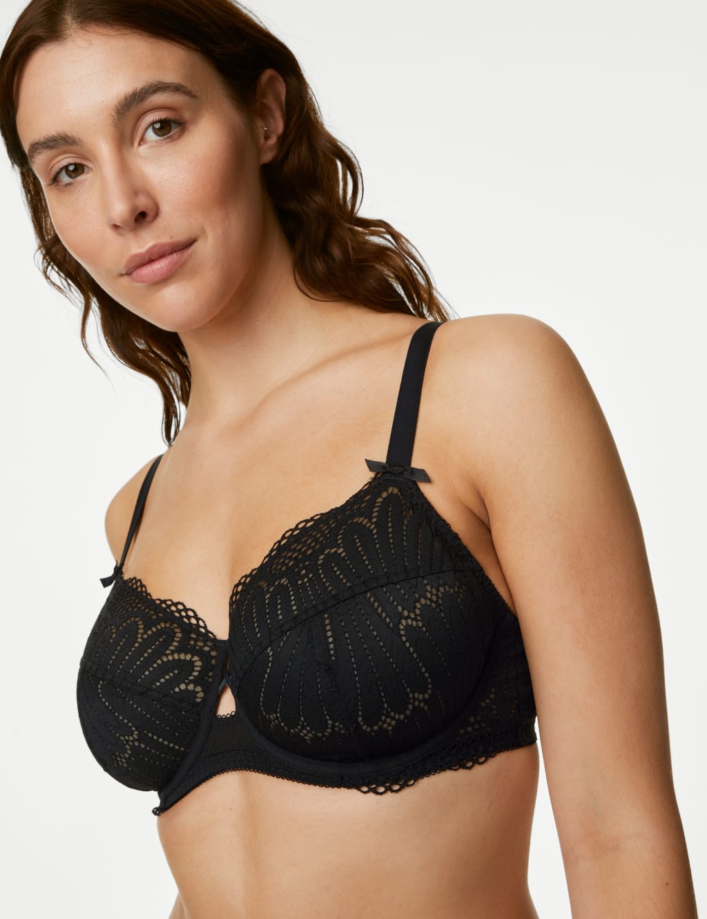 Nova Lace Wired Full Cup Bra F-H image 2