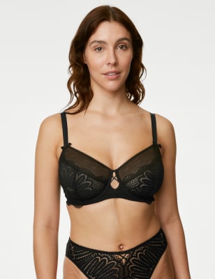 Nova Lace Wired Minimiser Bra C-G