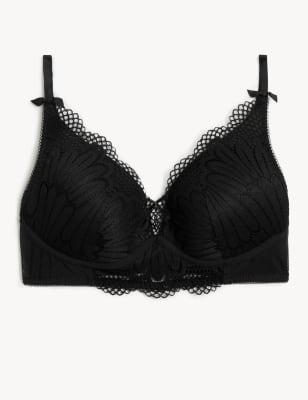 Nova Lace Non Wired Plunge Bra AE M&S ID