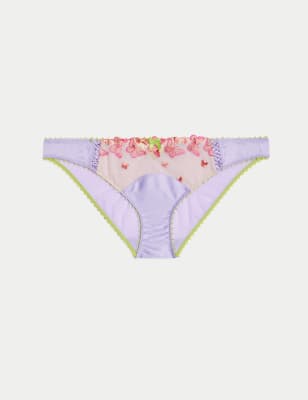Aurelia Embroidery Bikini Knickers