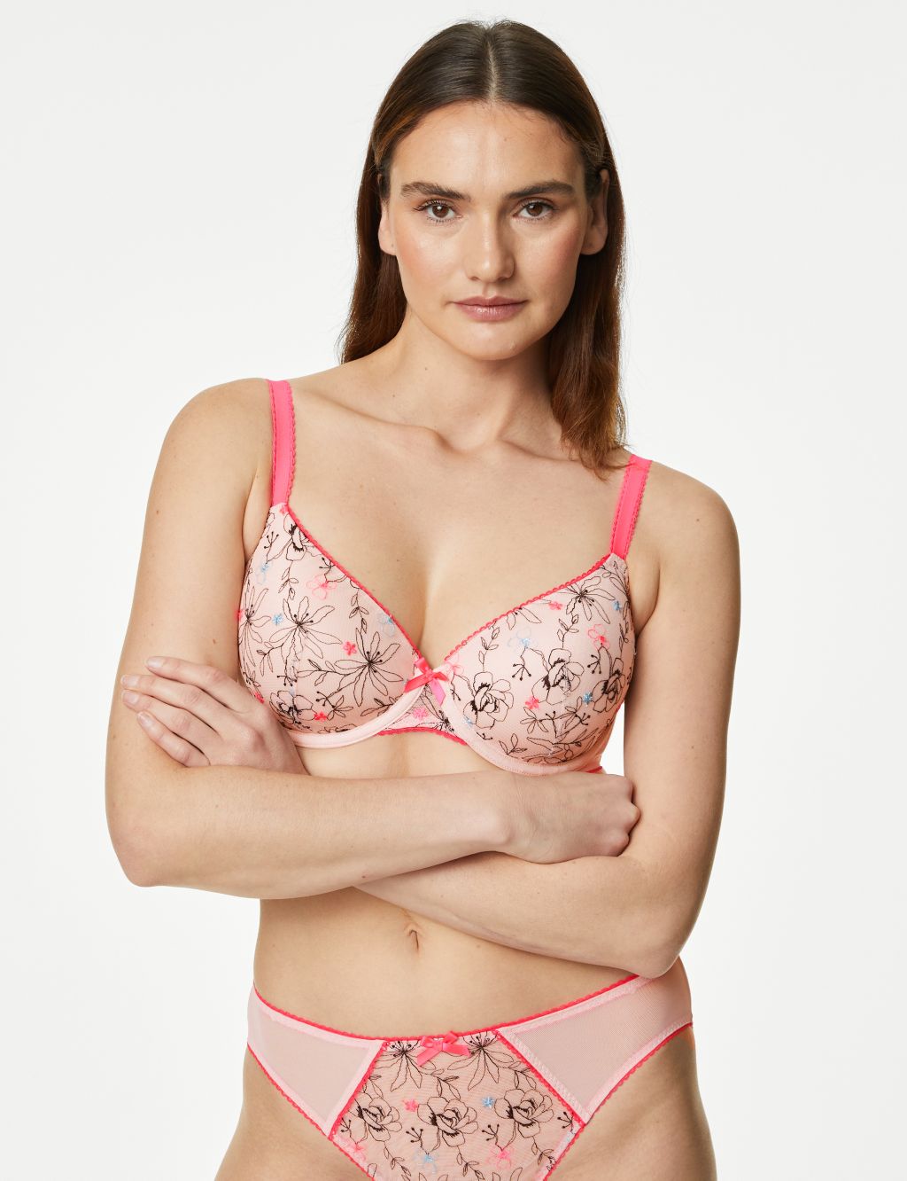 Carissa Embroidery Wired Full Cup Bra image 3