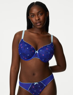 Carissa Embroidery Wired Minimiser Bra C-G, Boutique